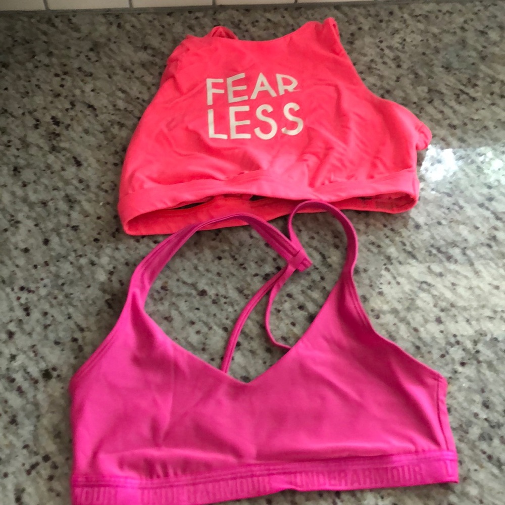 Vibrant sports bras